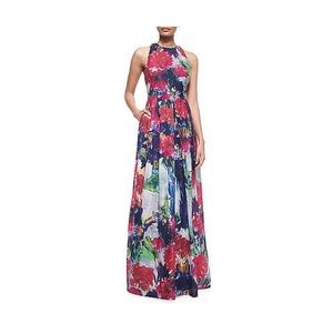 Watercolor Floral Gown